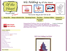 Tablet Screenshot of of-the-heart.com